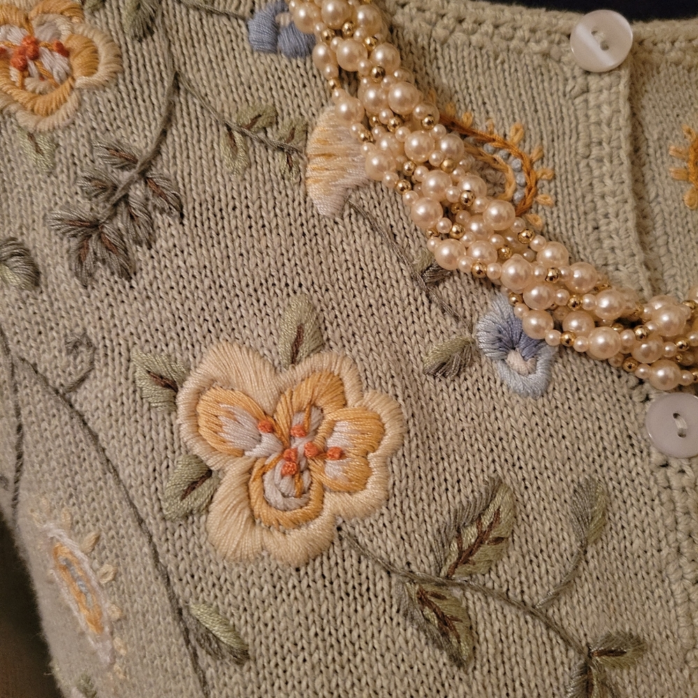 Embroidered Sweater - Picture 4 of 4